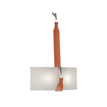 Saratoga Wall Sconce - Polished Nickel / Flax