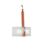 Saratoga Wall Sconce - Polished Nickel / Natural Anna