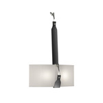 Saratoga Wall Sconce - Polished Nickel / Flax