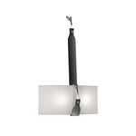 Saratoga Wall Sconce - Polished Nickel / Natural Anna