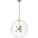 Sfera Pendant - Soft Gold / Clear