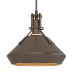 Henry Mini Chamfer Pendant - Bronze / Bronze