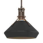 Henry Mini Chamfer Pendant - Bronze / Black