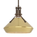 Henry Mini Chamfer Pendant - Bronze / Modern Brass