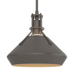 Henry Mini Chamfer Pendant - Dark Smoke / Dark Smoke