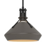 Henry Mini Chamfer Pendant - Black / Dark Smoke