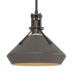 Henry Mini Chamfer Pendant - Oil Rubbed Bronze / Dark Smoke