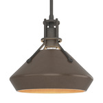 Henry Mini Chamfer Pendant - Natural Iron / Bronze