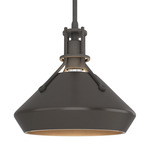 Henry Mini Chamfer Pendant - Natural Iron / Oil Rubbed Bronze