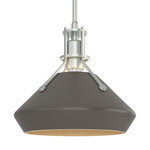 Henry Mini Chamfer Pendant - Vintage Platinum / Dark Smoke