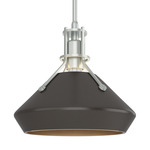 Henry Mini Chamfer Pendant - Vintage Platinum / Oil Rubbed Bronze