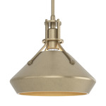 Henry Mini Chamfer Pendant - Soft Gold / Soft Gold