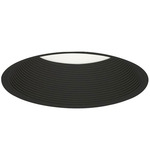 J6RL 6IN Retrofit Downlight Trim Insert - Black Baffle