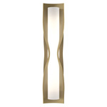 Dune Wall Sconce - Modern Brass / Opal