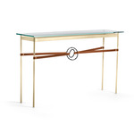 Equus Console Table - Modern Brass / Black