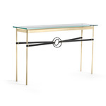 Equus Console Table - Modern Brass / Black