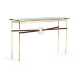 Equus Console Table - Modern Brass / Vintage Platinum