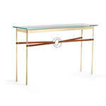 Equus Console Table - Modern Brass / Vintage Platinum