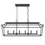 Laurel Ridge Linear Chandelier - Natural Iron