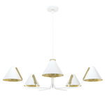 Grove Isle Chandelier - Matte White / Matte White