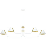 Grove Isle Chandelier - Matte White / Matte White