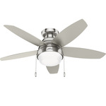 Lilliana Ceiling Fan with Light - Brushed Nickel / Matte Nickel