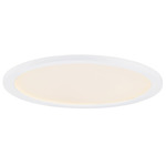 Wafer Round 120-277V ELV Dim Surface Light - White / White