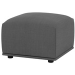 Echo Square Pouf - Black / Remix 163