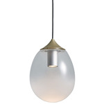 Mist LED Pendant - Champagne Gold / Frosted