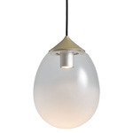 Mist LED Pendant - Champagne Gold / Frosted