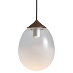 Mist LED Pendant - Pearl Cocoa / Frosted