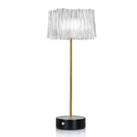 Accordeon Portable Table Lamp - Black / Transparent