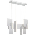 Coburg Linear Chandelier - Aluminum