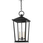 Soren Outdoor Pendant - Black / Clear