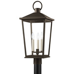 Soren 120V Outdoor Post Mount - Bronze / Clear