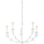 Florian Chandelier - Gesso White