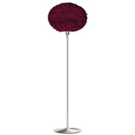 Eos Floor Lamp - Brushed Steel / Red