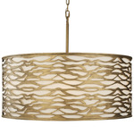 Kato Pendant - Havana Gold / White Linen