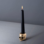 Skull Candle Holder - Brass