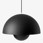 Flowerpot VP2 Pendant - Matte Black / Matte Black