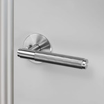 Conventional Lever Door Handle Set- Cross Pattern - Steel