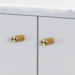 Linear Furniture Knob - Set of 2 - Brass