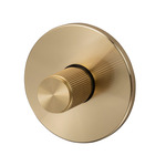 Thumbturn Lock - Linear Pattern - Brass