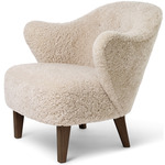 Ingeborg Lounge Chair - Dark Stained Oak / Moonlight Sheepskin