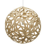 Floral Pendant - Bamboo Exterior / Bamboo Interior