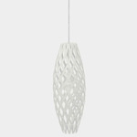 Hinaki Pendant - White Exterior / White Interior