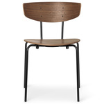 Herman Dining Chair - Black / Walnut