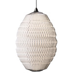 Caleo Pendant - Bronze / White / Bronze