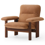 Brasilia Lounge Chair - Walnut / Dunes Camel