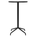 Harbour Footed Base Round Counter/Bar Table - Black / Charcoal